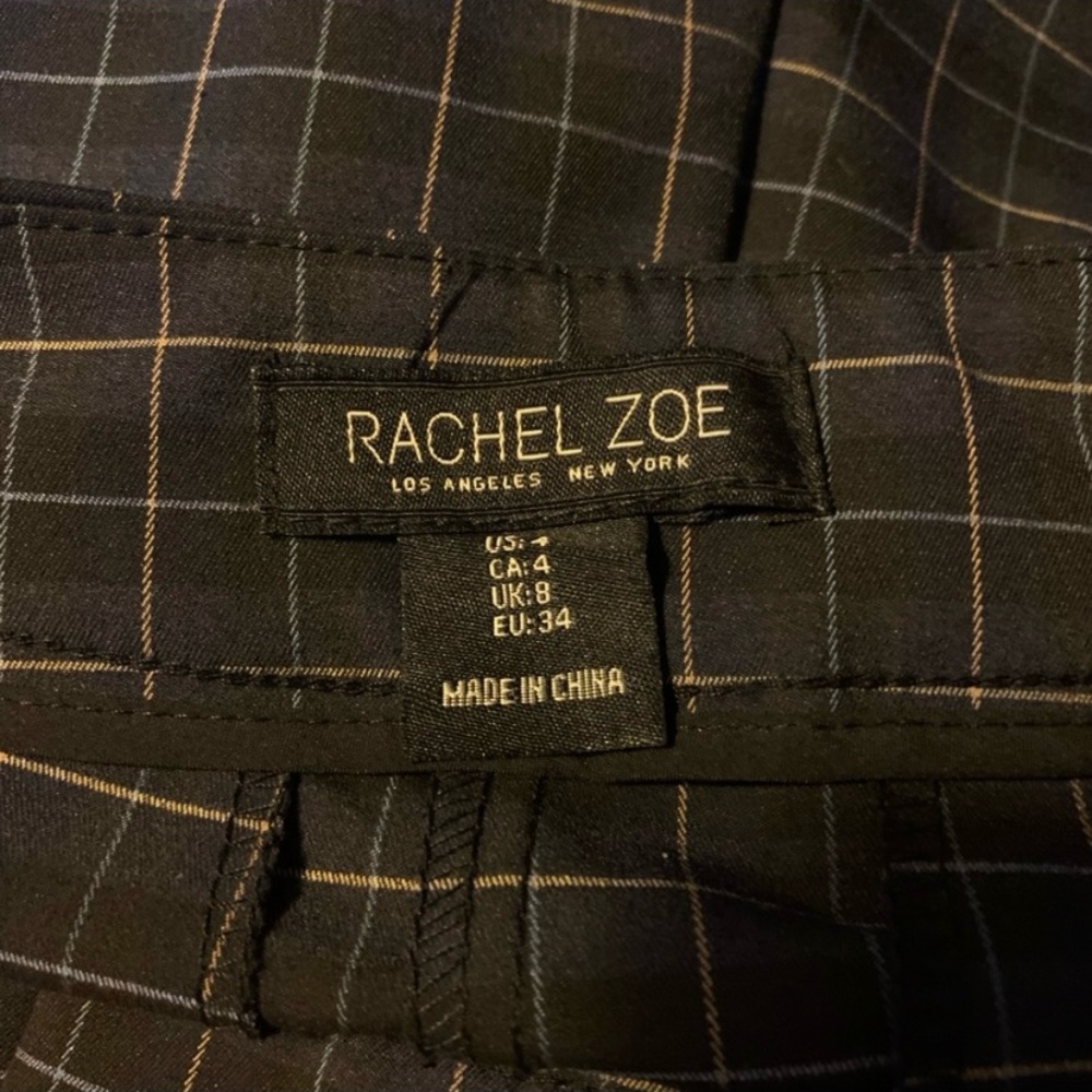 Rachel Zoe Plaid Dress Pants Size 4 - Picture 9 of 10